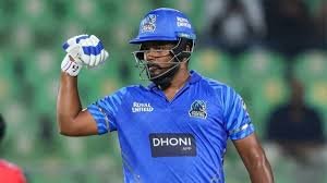 Sanju Samson celebrates his Vijay Hazare Trophy century for Kerala, signaling his strong comeback in List-A cricket and ODI contention.