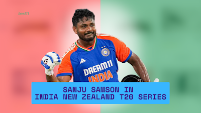 Sanju Samson India New Zealand T20 series – Best11.in