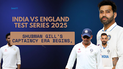 India vs England Test Series 2025: Shubman Gill’s Captaincy Era Begins, Can He Outshine Kohli’s Record?