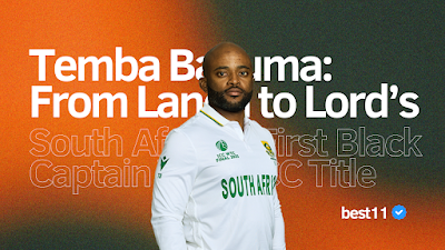 Temba Bavuma: From Langa to Lord’s – South Africa’s First Black Captain Wins ICC Title | BEST11.IN