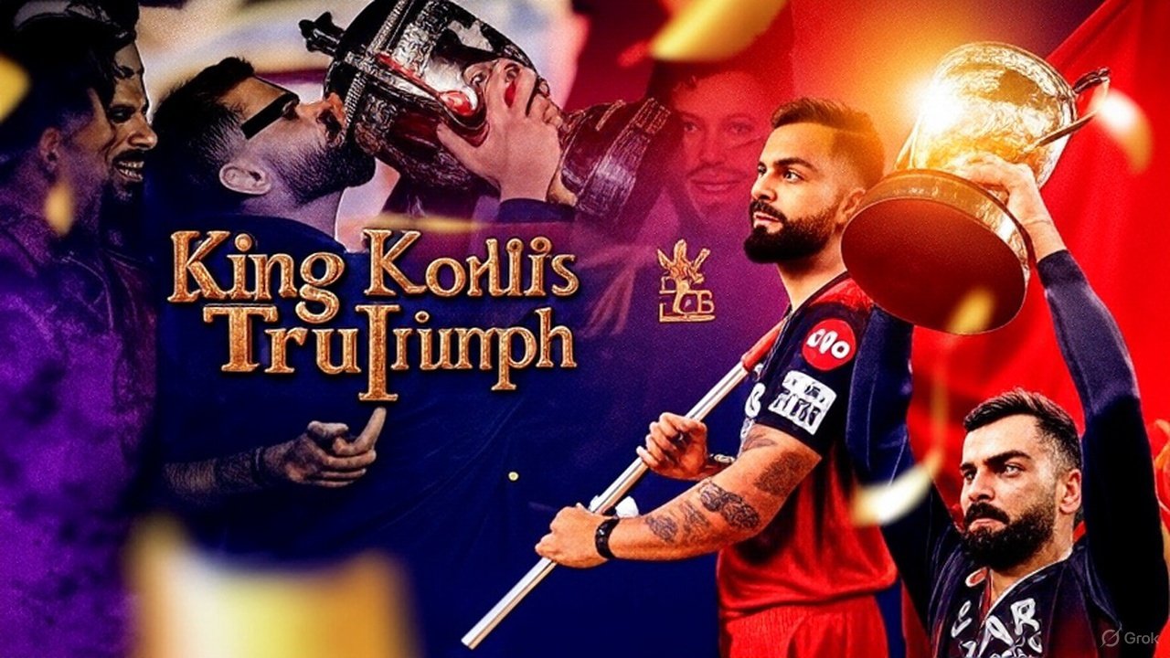 King Kohli’s triumph as He leads RCB to their first IPL title in 2025