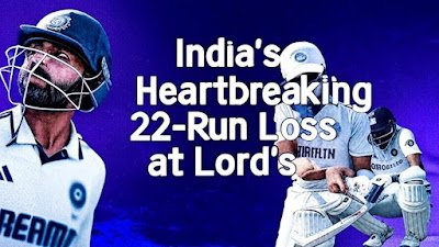 India’s Heartbreaking 22-Run Loss at Lord’s: Jadeja’s Heroics, Pant’s Run-Out, and Test Cricket’s Drama Unfold I Best11.in