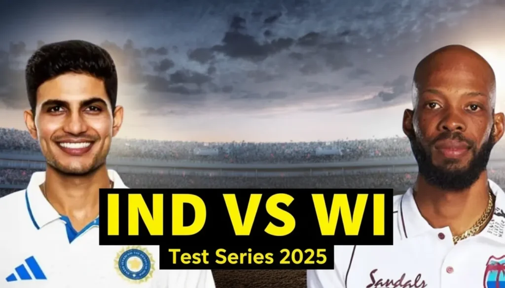 IND VS WI Test Series 2025" in ahmedabad cricket stadium