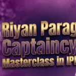 Riyan Parag celebrating during IPL match – captaincy masterclass leads Rajasthan Royals to thrilling victory